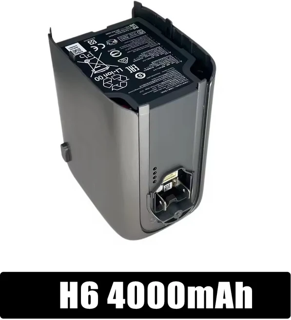 2025년형 6000mAh 22.2V Roborock H6 /H7 진공청소기용 새 마스 플러스 리튬 배터리 팩 예비 부품, 01 H6M1A 4000mah, 06 H6M1A 4000mAh