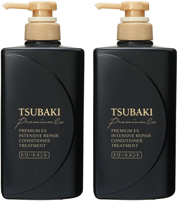 츠바키 프리미엄 EX 인텐시브 리페어 컨디셔너 트리트먼트, 2개, 490ml
