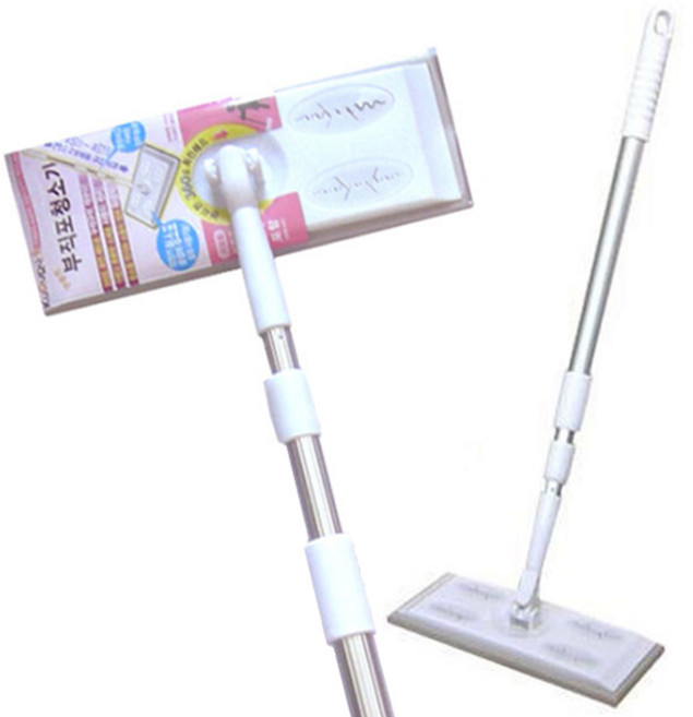 쿠루르 부직포 청소기 막대걸레 밀대, 1개