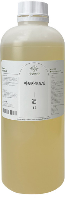자연의숲 아보카도오일, 1L, 1개