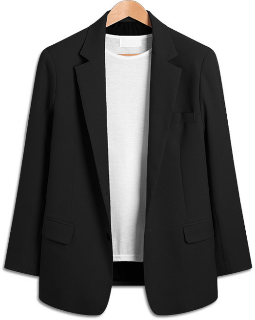 M~3XL 빅사이즈 싱글 벤트 오버핏 블레이져 자켓 (RW375)