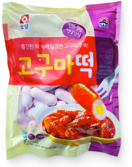 [먹고사는이야기] 사조오양 고구마떡, 10개, 1kg
