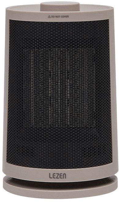 르젠 가정용 사무실 탁상용 미니 PTC 전기히터, LZH-P10D, DARK BEIGE