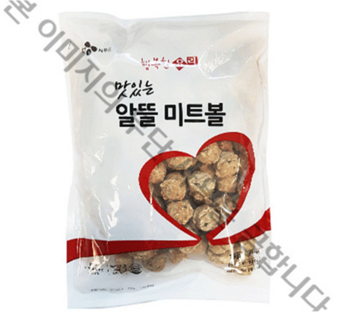 CJ씨푸드 알뜰 미트볼, 6개, 1kg