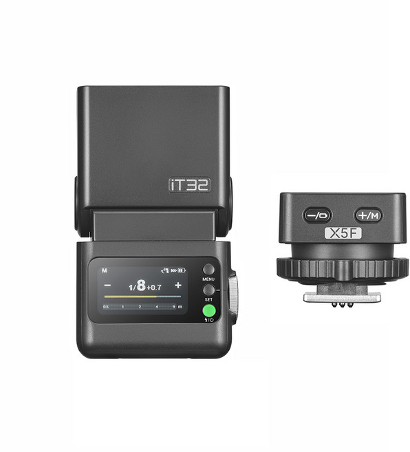 고독스 IT32 TTL 카메라 플래시, 1개, Godox-IT32+X5-F