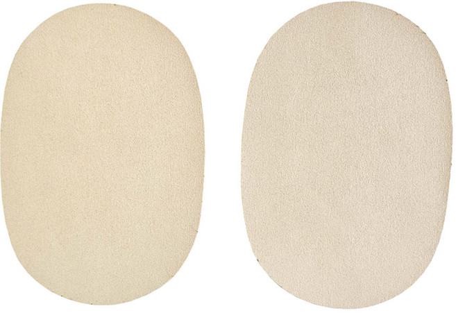 스웨이드 패치 의류 수선패치 세무 와펜 포인트용 무릎패치 팔꿈치 13컬러 (2장), 아이보리, 2개