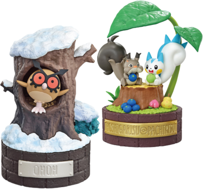 포켓몬스터 피규어 숲의작은이야기2 부우부 탐리스 파치리스, 1개
