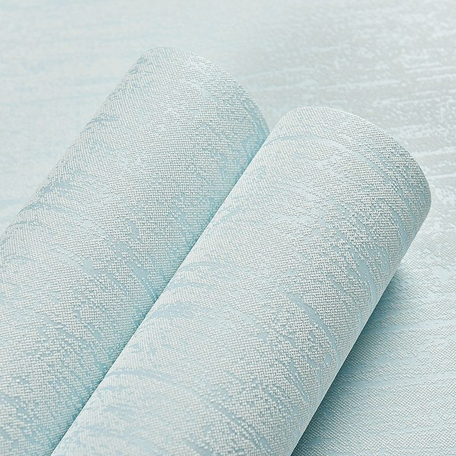 혜신 강력 접착식 만능실크벽지 습기방지 결로방지 럭셔리 호텔 벽지, 파란색