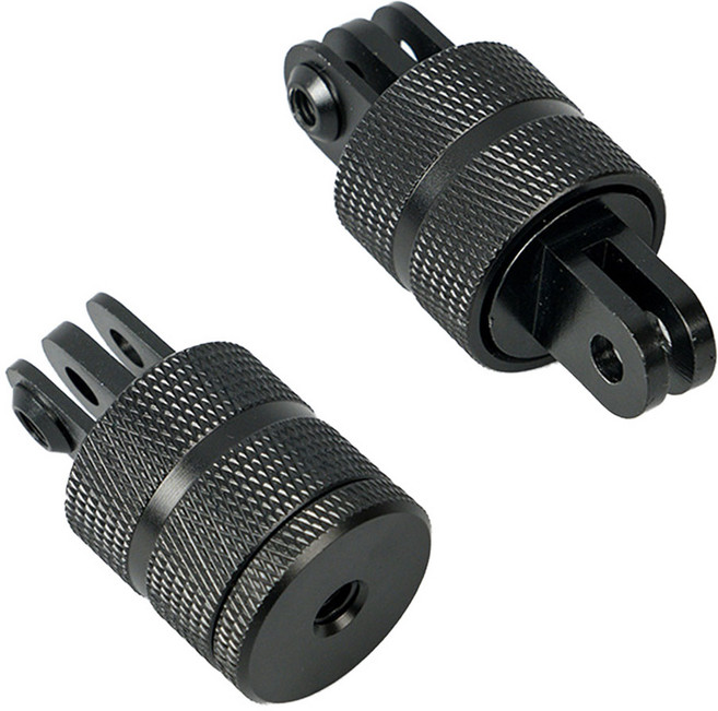 고프로 오즈모액션 360도 회전 마운트 삼각대 변환 어댑터 1/4 인치 메탈, 1/4인치마운트, 1개