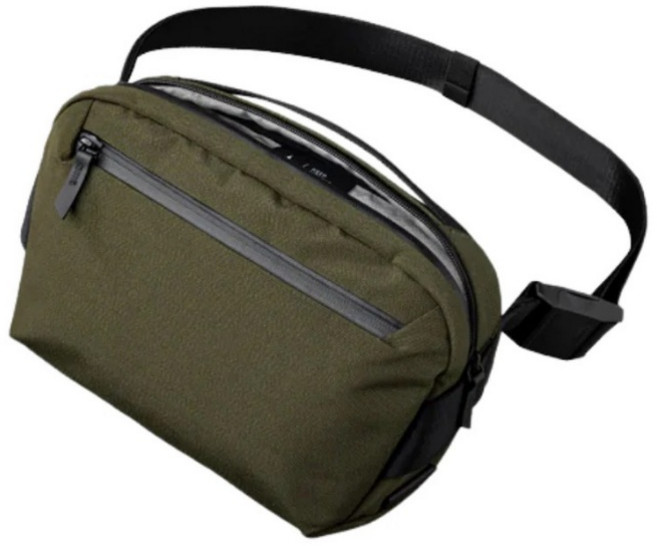 ALPAKA Go Sling Mini V2 側肩包, Axoflux 300D軍綠色