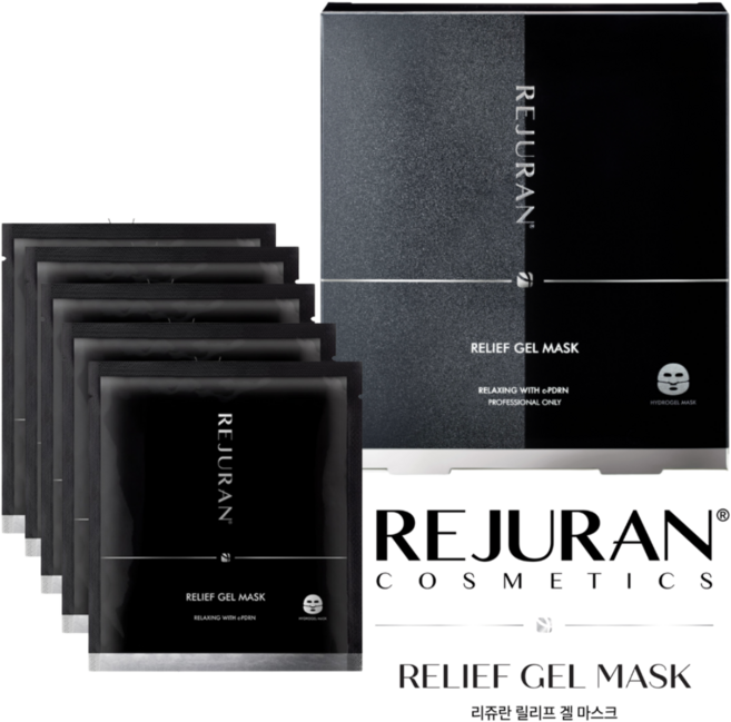 리쥬란 릴리프 겔 마스크 35g x 5매 / Rejuran Relief Gel Mask, 1개, 5개입