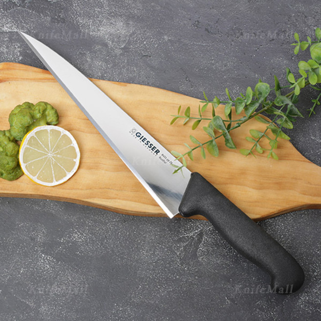 독일 기셀 8455-26 회칼 성형 오로시칼 260mm (연마포함), 블랙, 1개, 좌수용