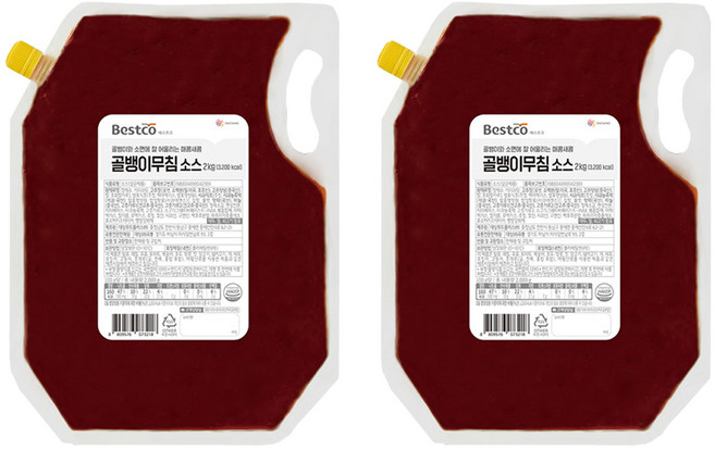 베스트코 골뱅이 무침 소스, 2kg, 2개