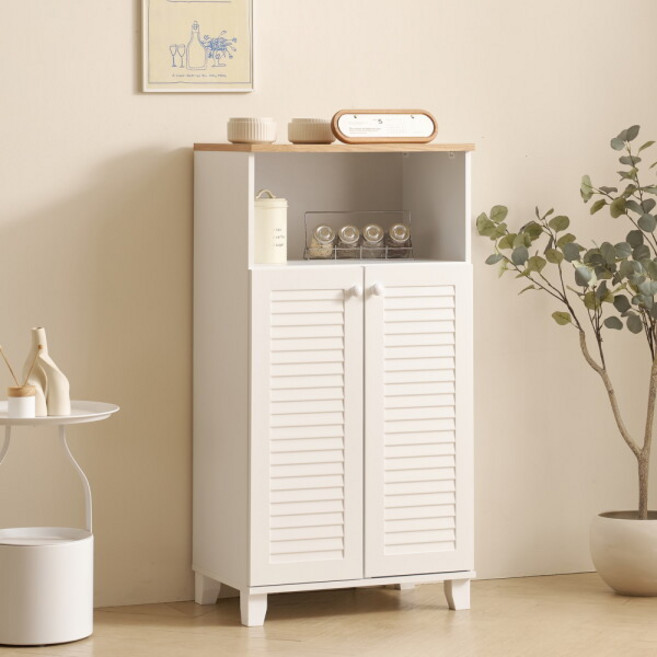 F41596 갤러리 양문수납장 600 1color, 화이트