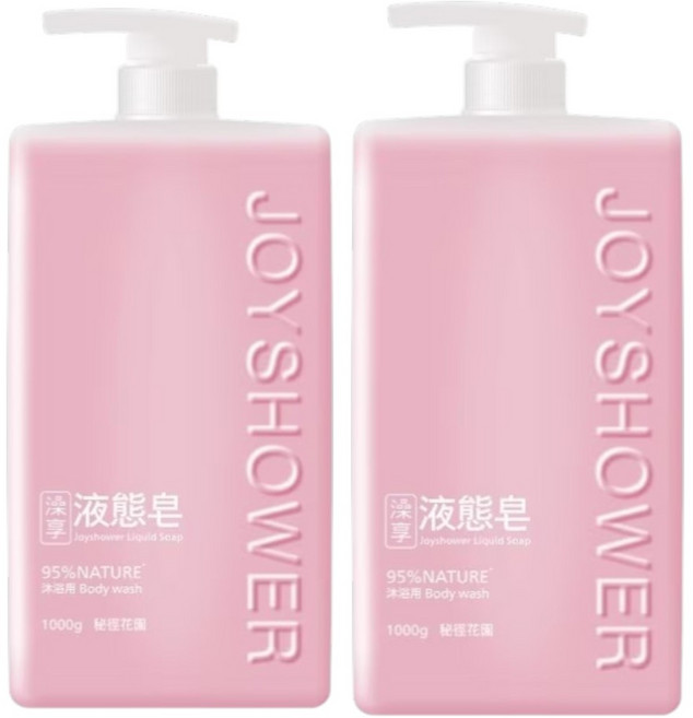澡享液態皂 秘密花園 1000ml, 1kg, 2個