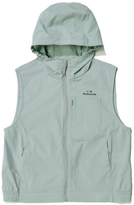 EIDER 아이더 ON THE ROCK 온더락 여성 크롭 포켓 베스트 Light Khaki