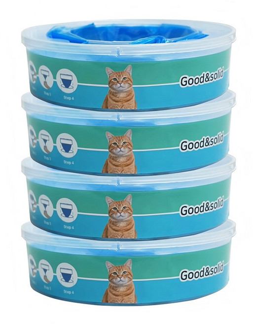 굿앤솔리드 리터락커 호환 리필봉투, 4개, 10L