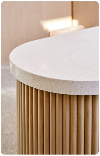 [ 역대급이벤트/재단 무료/ 마감 몰딩 무료/모든 필름 무료] 쉽게하는 인테리어 붙이는 접착식 반달 원형 템바보드 9T 국내최대색상 DIY 셀프인테리어 카페 인테리어, 1. 붙이는 반달템바 / 0901진한티크, 1개