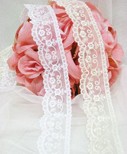 릴리패브릭 TR레이스]금잔화-2color, 백아이보리