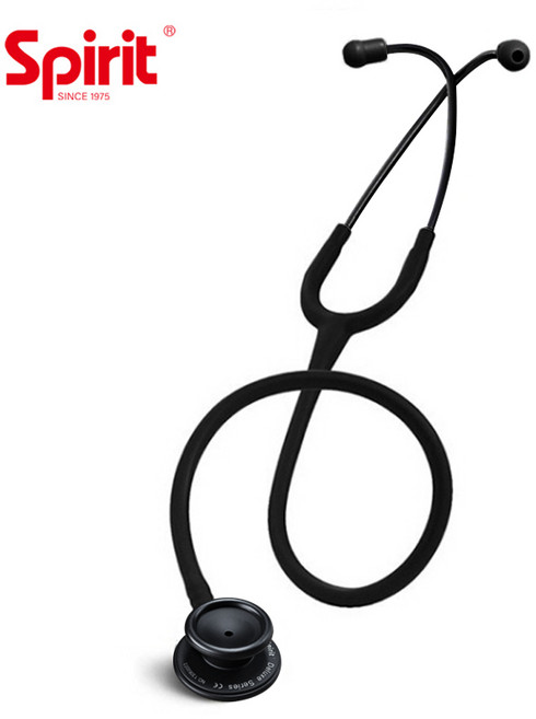 스피릿 의사용 청진기 CK-S601PF 양면형 의료기기, 1개, 블랙 에디션