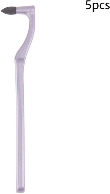 1/5PCS Manual Tooth Stain Removal Brush Portable Plaque For Deep Cleaning Care, 05 5pcs Purple