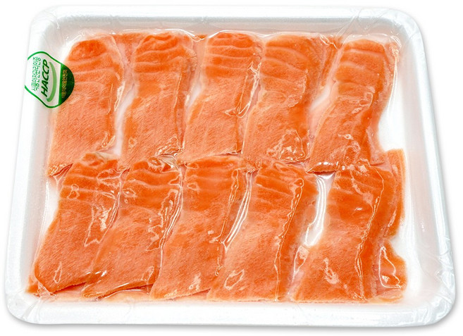 초밥용 훈제연어 6g 20피스 120g 초연어 스시 초밥재료, 1개, 120g(6g*20ea)