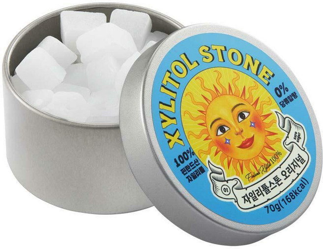 [VIP] 자일리톨 스톤 총 8개(오리지널 맛), 70g, 8개