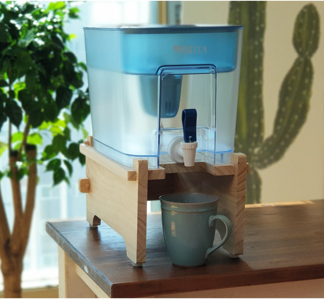 브리타플로우 정수기 호환 받침대 거치대, 높은형(높이 245mm), 1개