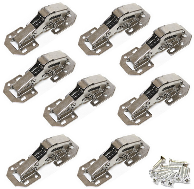 아이베란다 댐퍼 무타공 경첩 싱크대 장농 거실장용 42X110, 8개