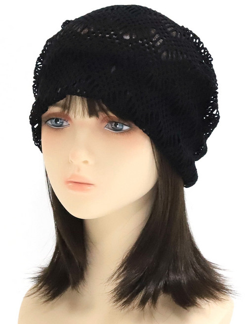 캡조아 시원한 그물 패턴 메쉬 망사 중년 여성 남성 여름 니트 두건 비니 국내 제작 모자