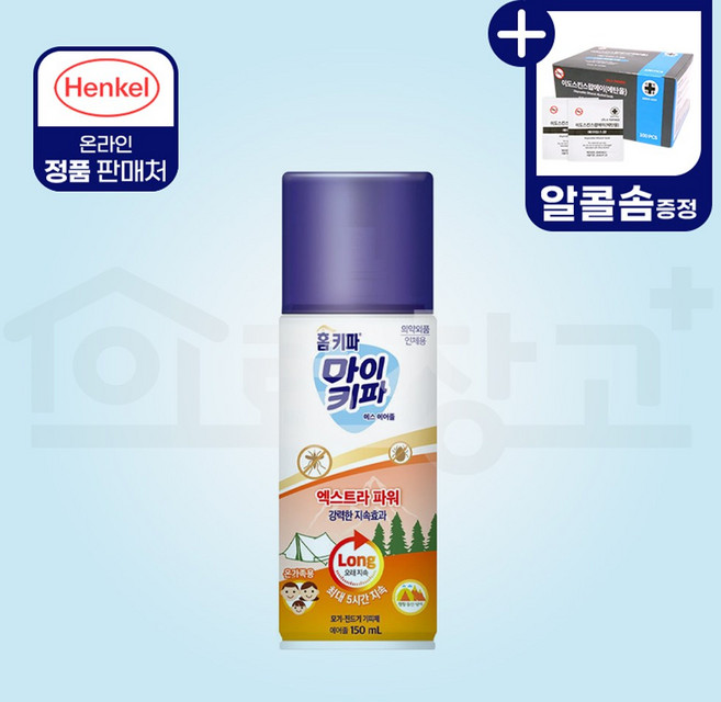 마이키파 엑스트라 파워 에어졸 모기 기피제, 1개, 150ml