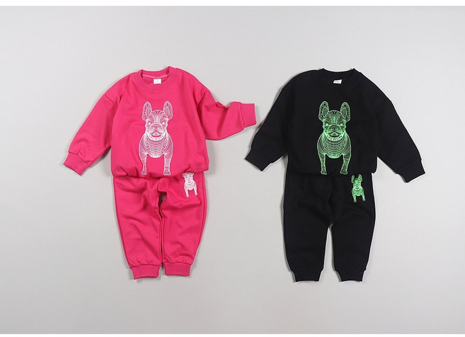 베비블링 불독 츄리닝세트 봄옷 특양면상하복 유아복 아동복 간절기옷