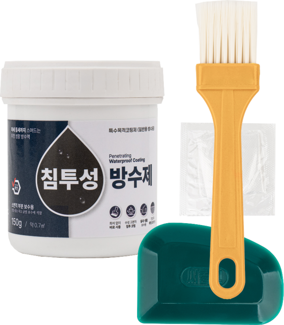 써클린 침투형 투명방수제 누수 방수액 150g 도구포함, 1개