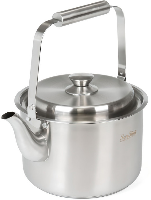 퀸센스 센싱 인덕션 스텐 304 주전자, 7L, 실버, 1개