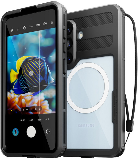 신지모루 맥세이프 풀커버 360도 워터락 케이스 핸드폰 방수팩, 갤럭시 S26, 1개