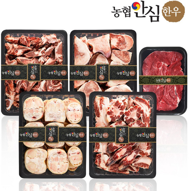 [농협안심한우] 보신한판+사태 8.6kg (사골 잡뼈 꼬리반골 우족 사태), 1개