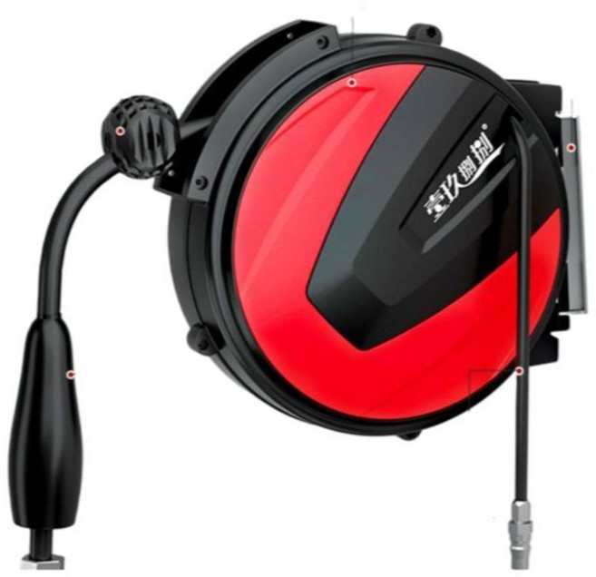 에어 호스릴 견인기 자동 고압 오토릴 세차 복구 벽결이 정비소 콤프레샤 리턴 개폐식 5m5x8, 10m5x8, 1개