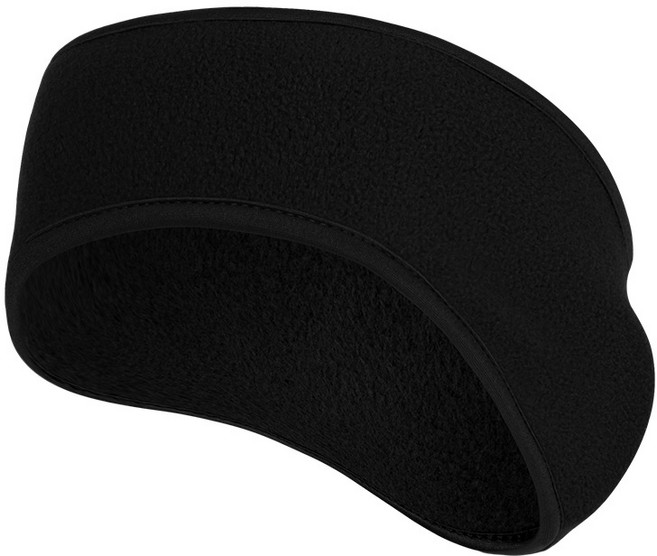 러닝 귀마개 귀도리 이어워머 겨울 스포츠 방한 보온 헤어밴드 마라톤 트레일 등산 용, 1개, 블랙