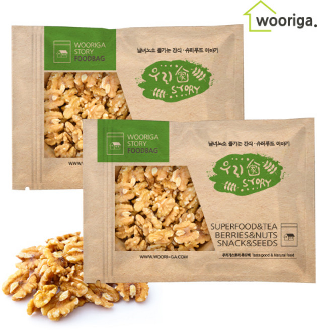 호두 1kg 2봉 미국산, 2개