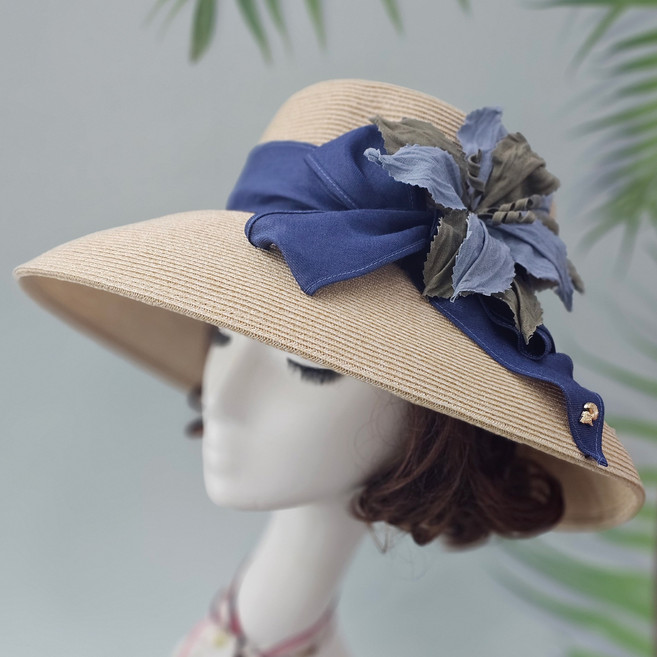 루이엘 <티파니드림> 여름 바캉스 지사 와이드 챙모자