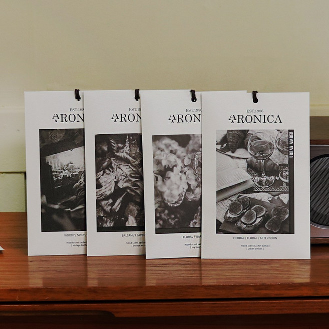 샤쉐 옷장 방향제 탈취제 서랍장 신발장 차량용 방향제 18g 4개입 아로니카 무드센트, 화이트릴리4P, 옵션:화이트릴리4P, 1개