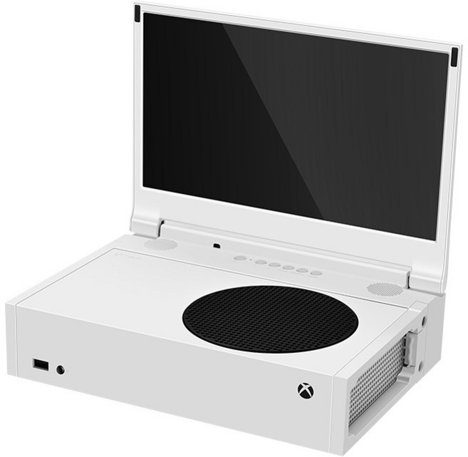 2021 최신 모델/게임기 Microsoft Xbox Series S전용 휴대용 모니터 1080p/4K 12.5인치 게임 서브스크린, 1080p, 1개