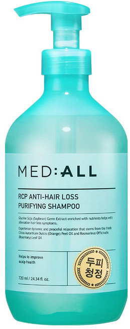 메디올 알시피 안티 헤어 로스 퓨리파잉 샴푸, 720ml, 1개