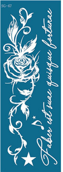 재사용가능 헤나타투 셀프헤나도안, 1개, SG-67