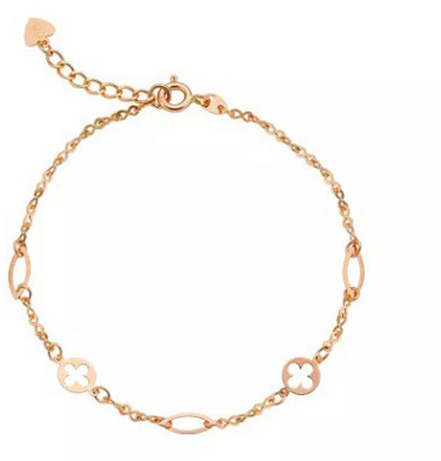 펠리체골드 14K 핑크링 클래식 팔찌(+쇼핑백증정) 선물추천 부모님선물 금 체인 데일리 선물 여자친구 결혼기념일