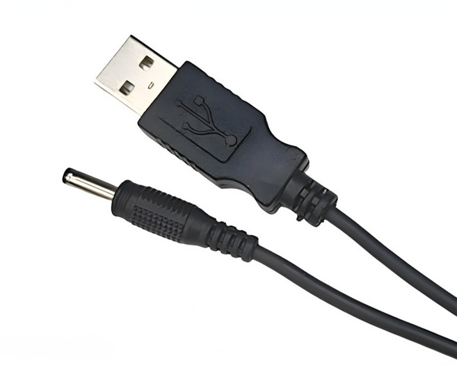 SIFT 포레오 충전 케이블 USB A to DC, 1개, 블랙, 82.5cm