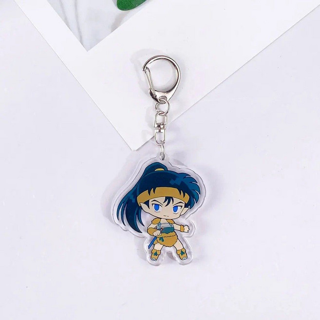 이누야샤 캐릭터 아크릴 키링 나락 셋쇼마루 싯포 미륵 법사 가영 금강 산고 비공식 굿즈, 8, 5 cm