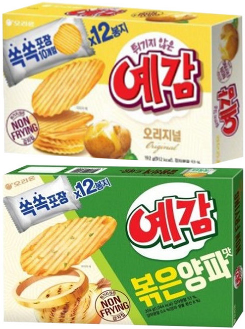 예감 오리지널 192g+볶음양념맛 204g, 2세트, 396g