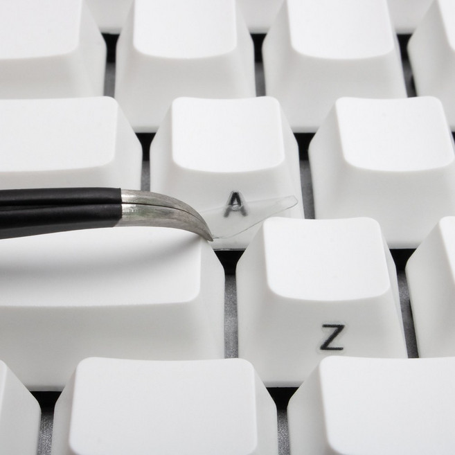 키픽 키보드 레터링 스티커 KS03, 1개, 블랙