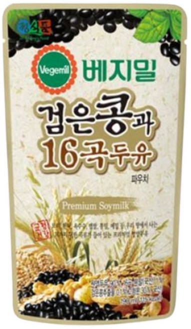 베지밀 검은콩과16곡 파우치 190ml x 30팩, 30개